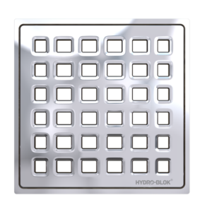 Couvercle et plateau de drain de bac de douche classique - Chrome poli