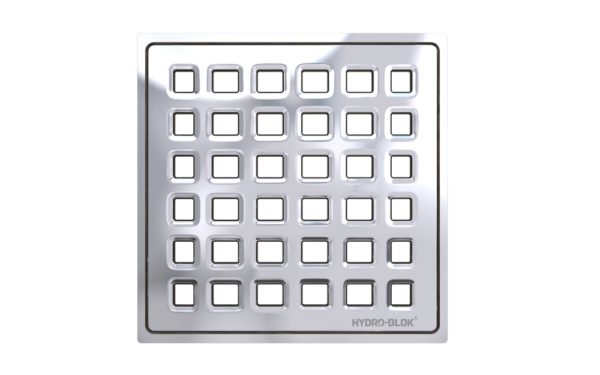 Classic Shower Pan Drain Cover and Tray – Polished Chrome